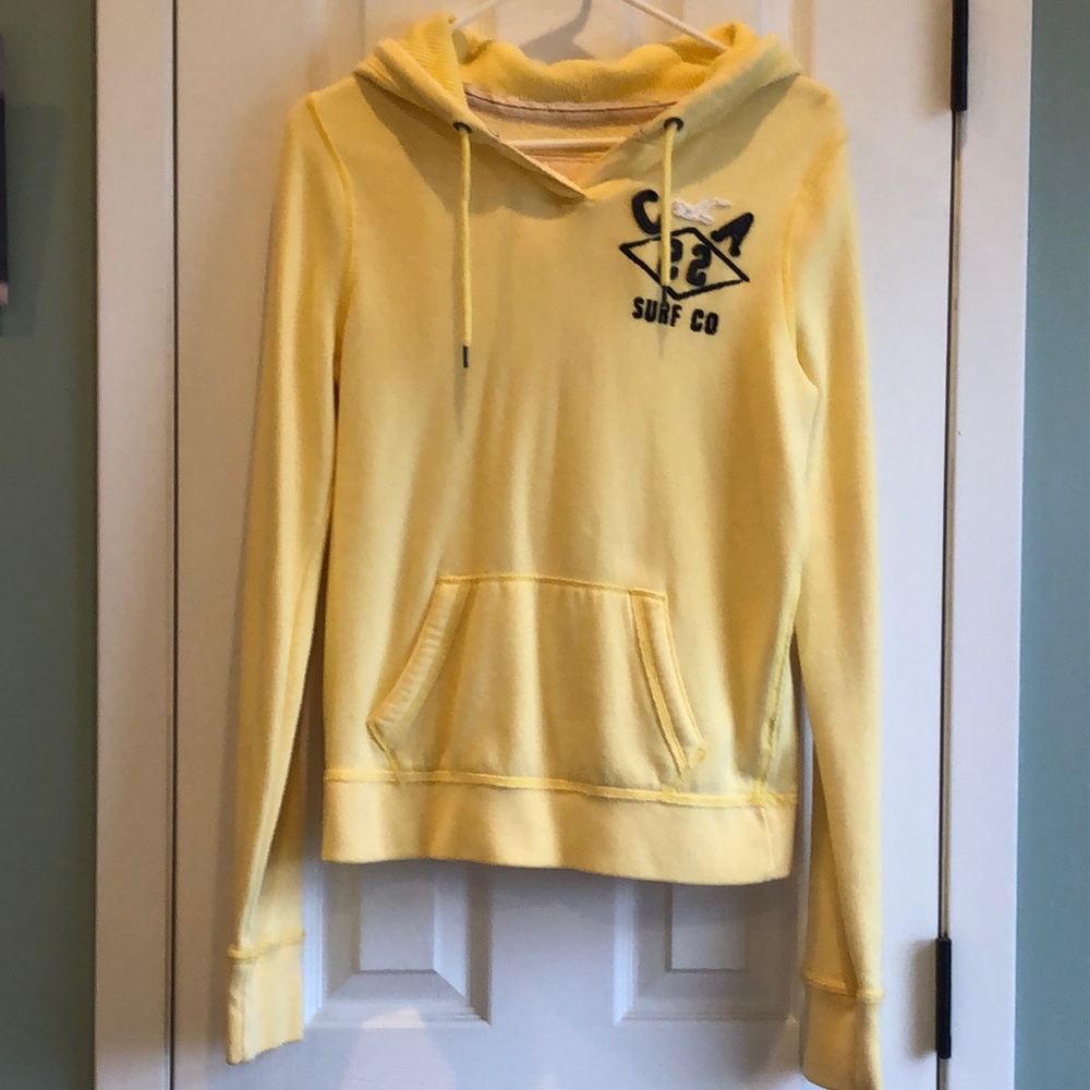 Vintage Hollister Hoodie Yellow New Without Tags Size Large So Soft